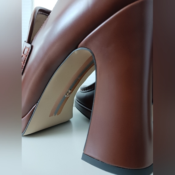 Sam Edelman - Mocha High Heels Loafers - Picture 10 of 11